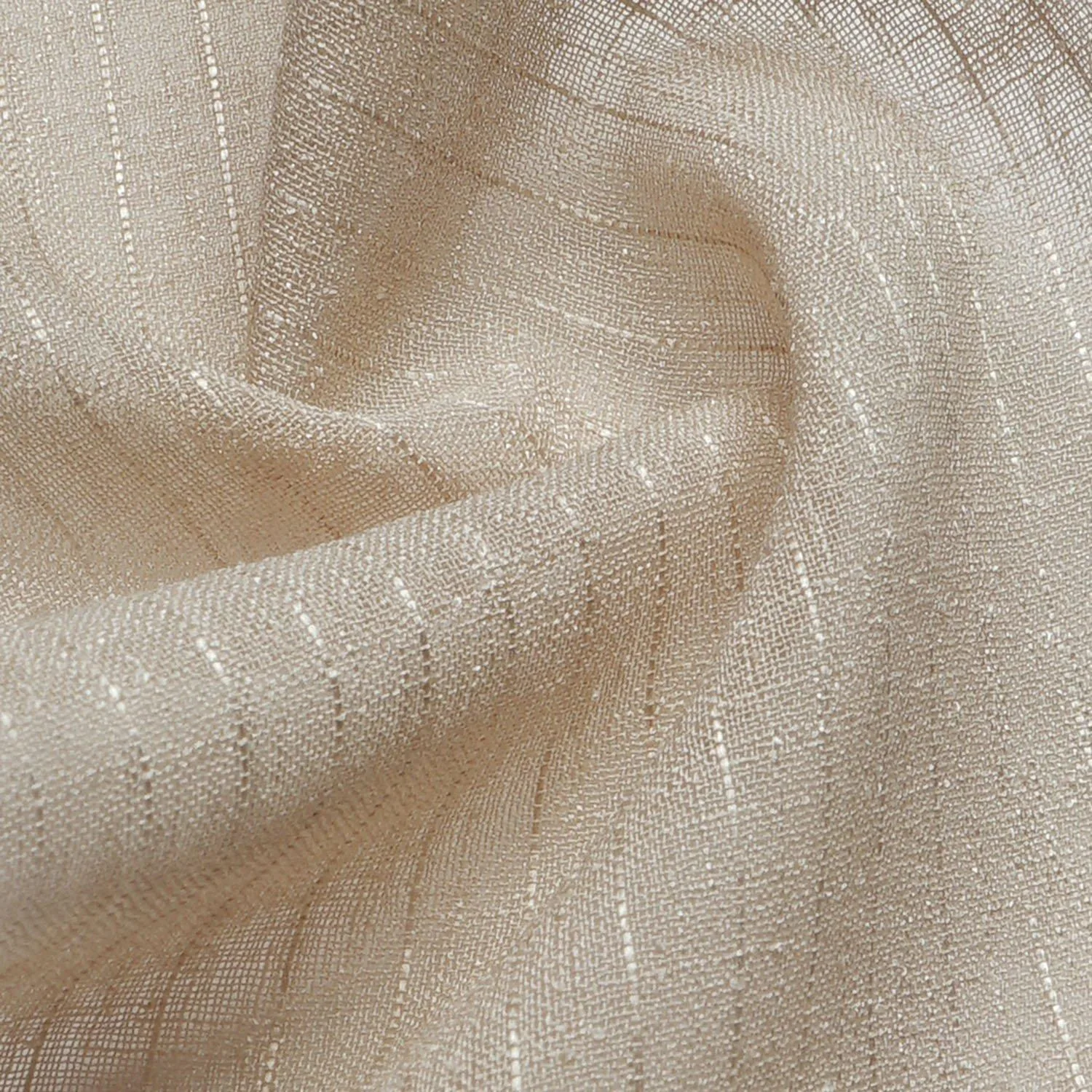 HERON-63 Soft warm beige curtain fabric with subtle pattern – Themes Furnishings