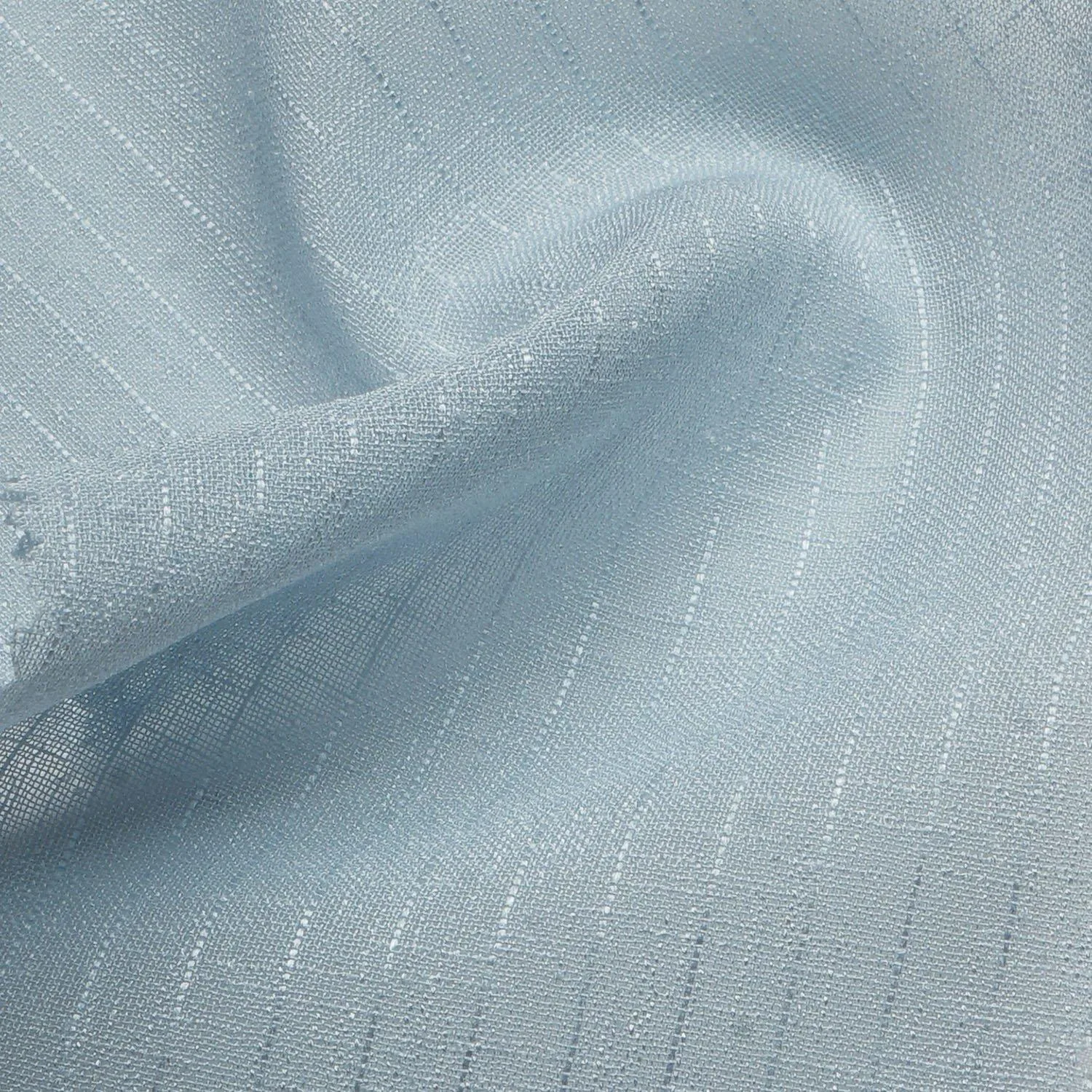 Textured teal curtain fabric with subtle pattern – Themes Furnishings