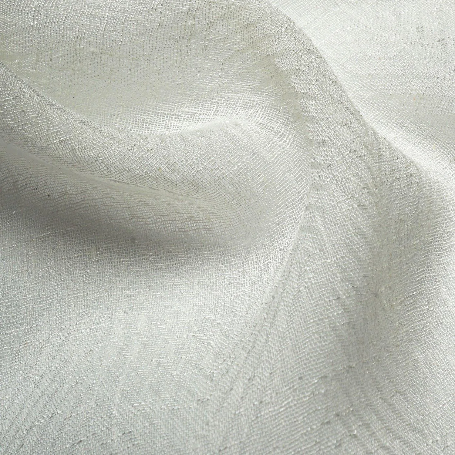 Soft light grey curtain fabric with subtle pattern – Themes Furnishings