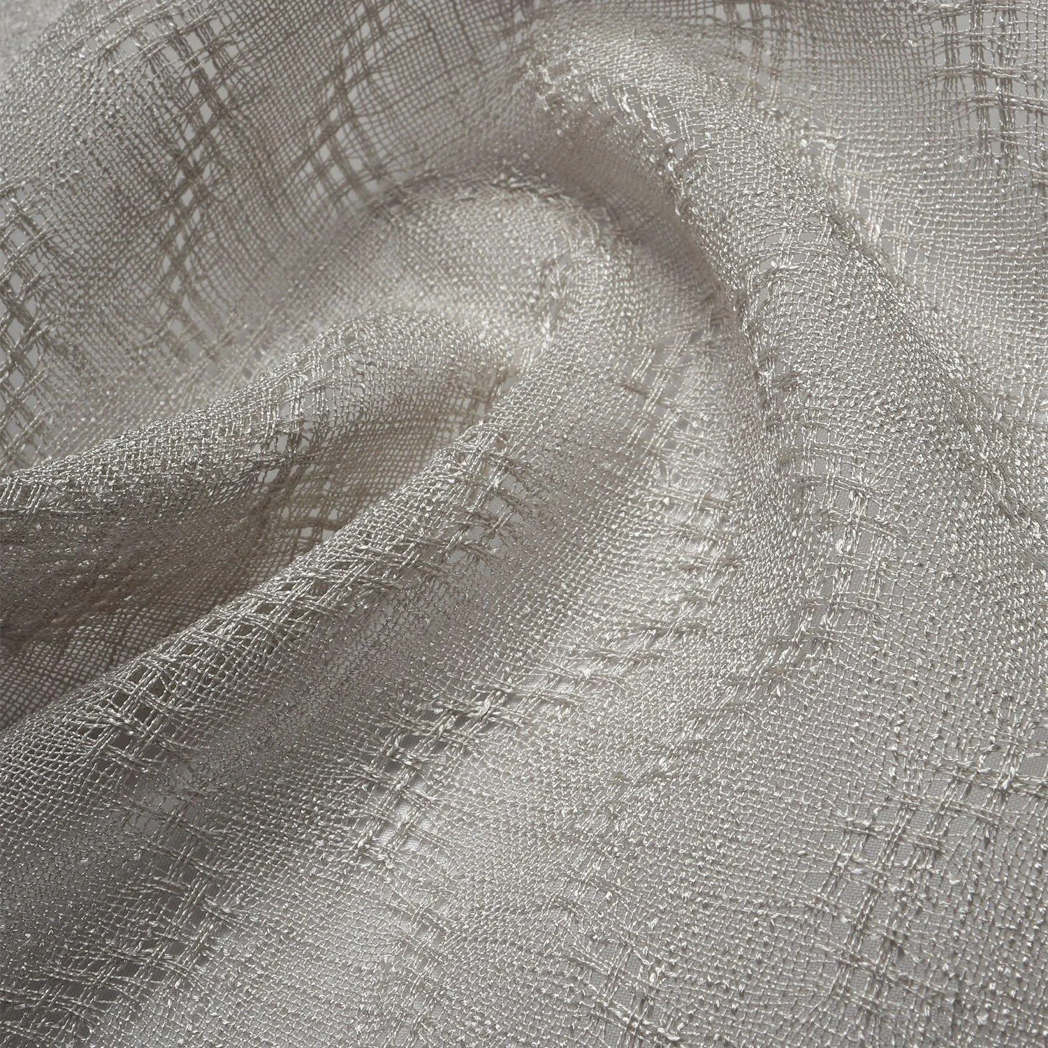 Soft grey curtain fabric with subtle pattern – Themes Furnishings