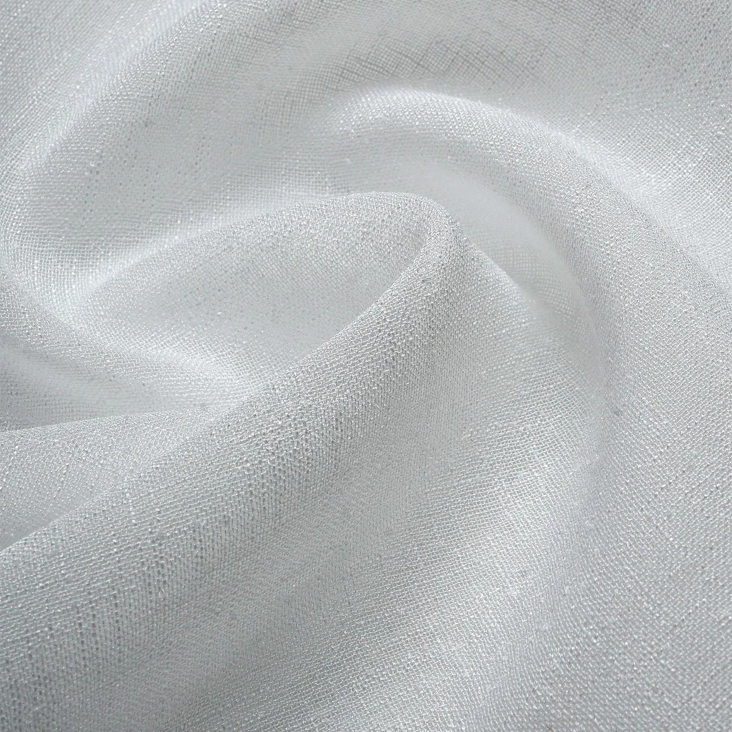 Elegant grey curtain fabric with subtle pattern – Themes Furnishings