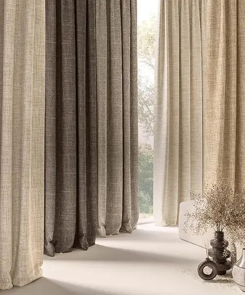 Woven red fabric with subtle pattern – Themes Furnishings